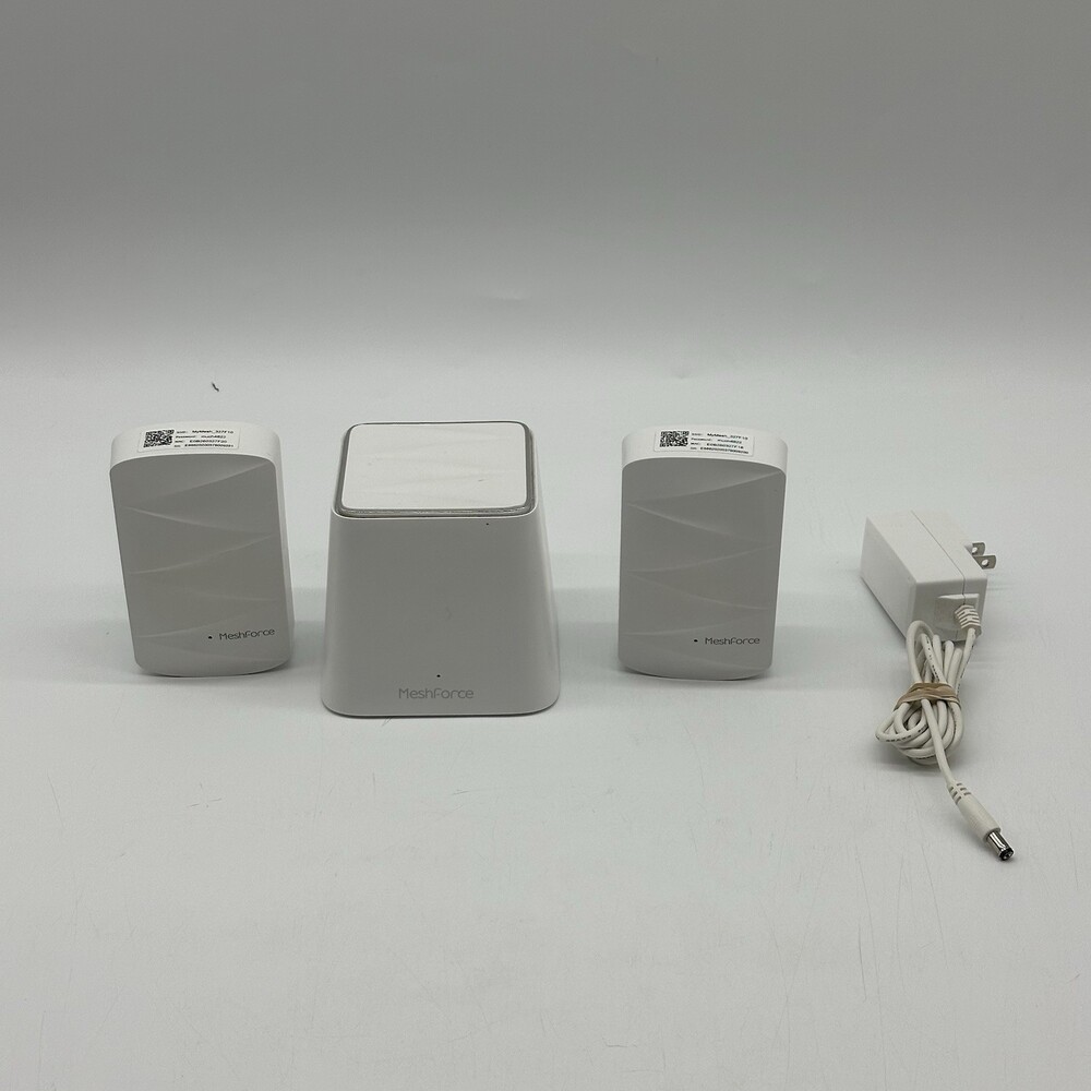 MeshForce M3 Whole Home Mesh WiFi System + 2 M3 Dot Extenders – Dual Band AC1200